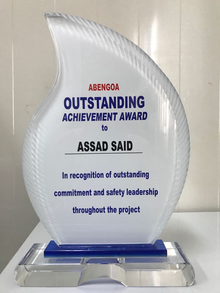 Outstanding  Achievement Award Waad Al Shamal